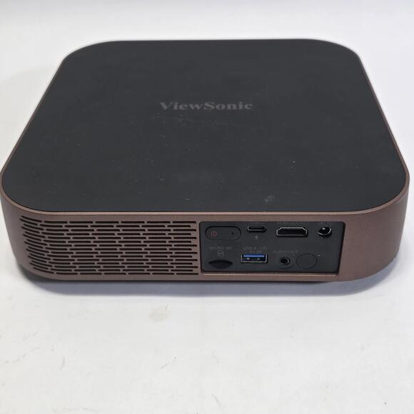 ViewSonic M2 Smart LED Projector 1080p Metallic Bronze Harman Kardon 1200 Lumen - Picture 6 of 10